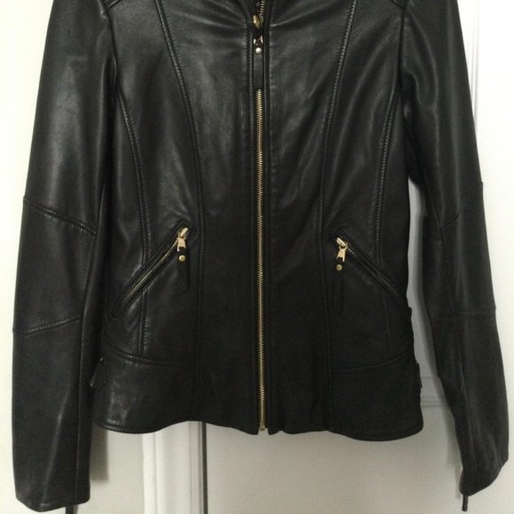 NWOT DANIER Leather Jacket - Picture 2 of 11